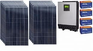 Сетевая солнечная электростанция 20 кВт "Резерв"